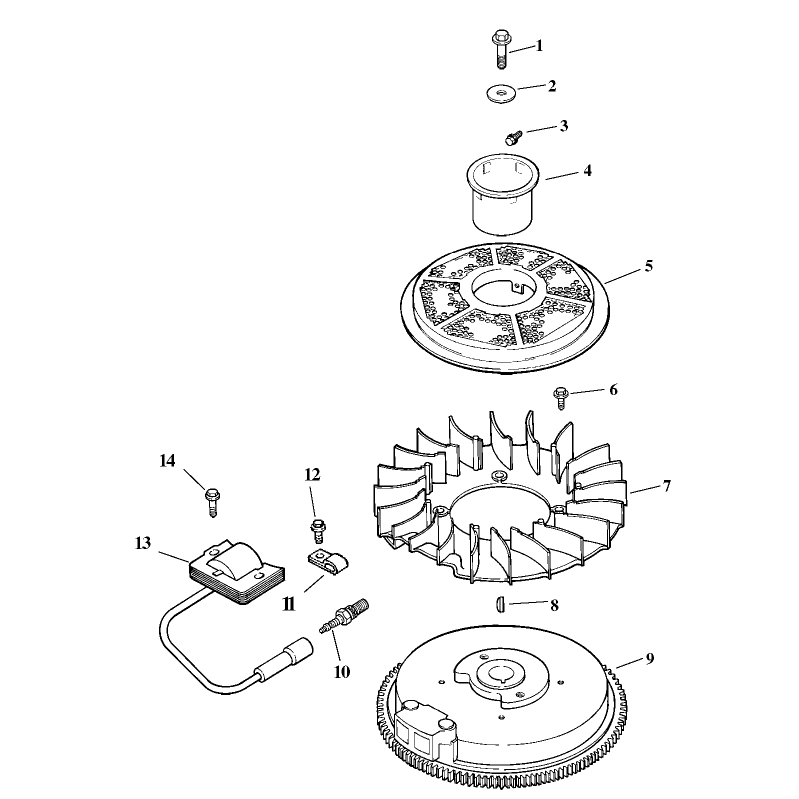 Ignition and Electrical Assembly Kohler CV15T-41608