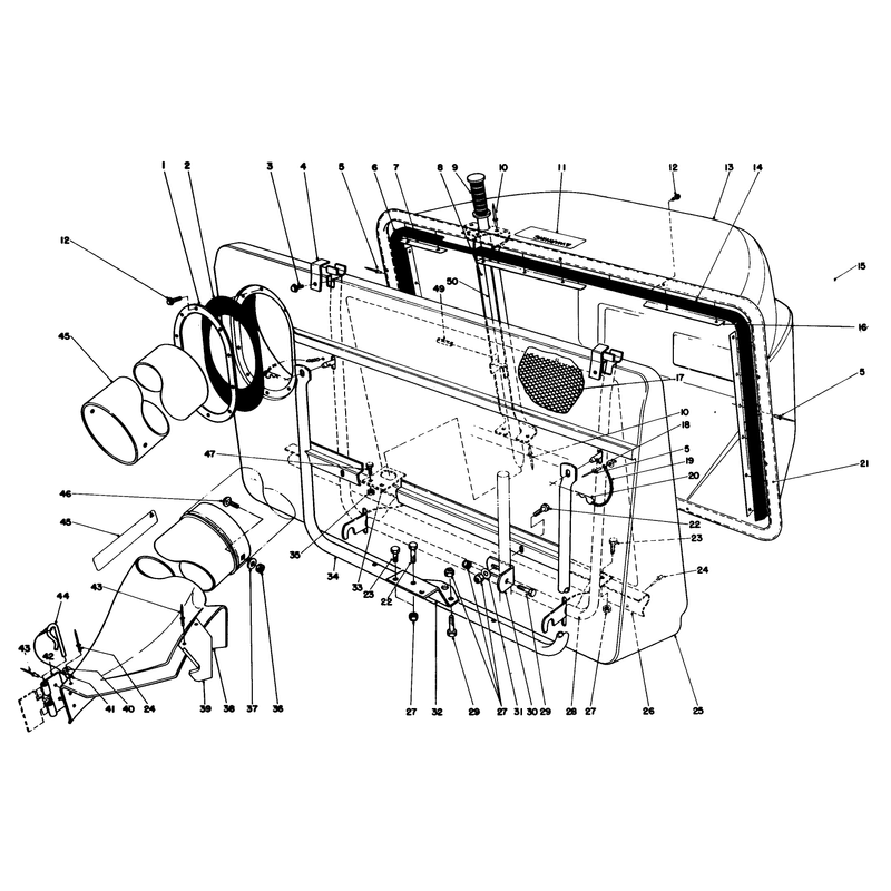 Easy-Empty Grass Catcher Model 59111 (optional)