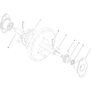Chain Drive Hex Shaft Assembly