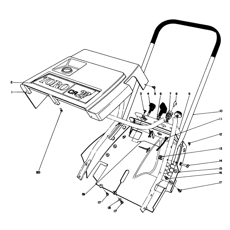 Shroud & Handle Assembly
