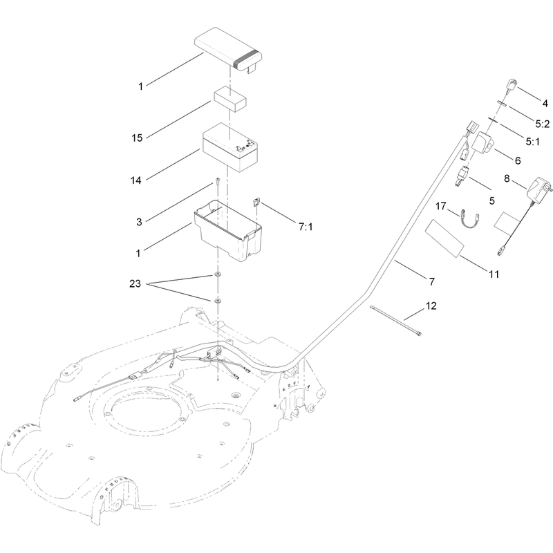 Battery and Harness Assembly