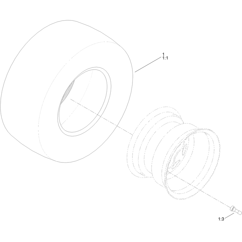 Rear Tire Assembly