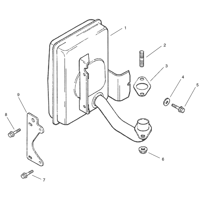 Exhaust Assembly Kohler CV 490-27503