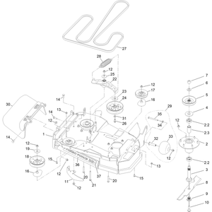 32 Inch Deck Assembly