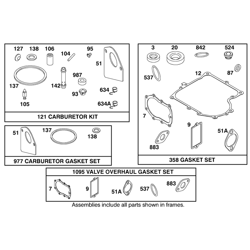 Engine Briggs and Stratton Model 28m707-1182-E1