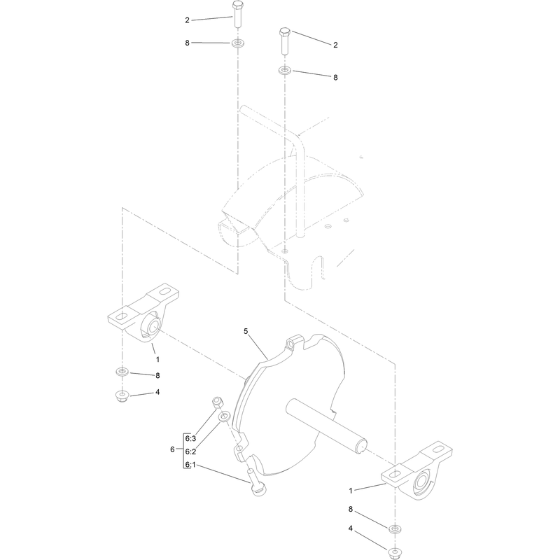 3-Tooth Grinder Wheel Assembly