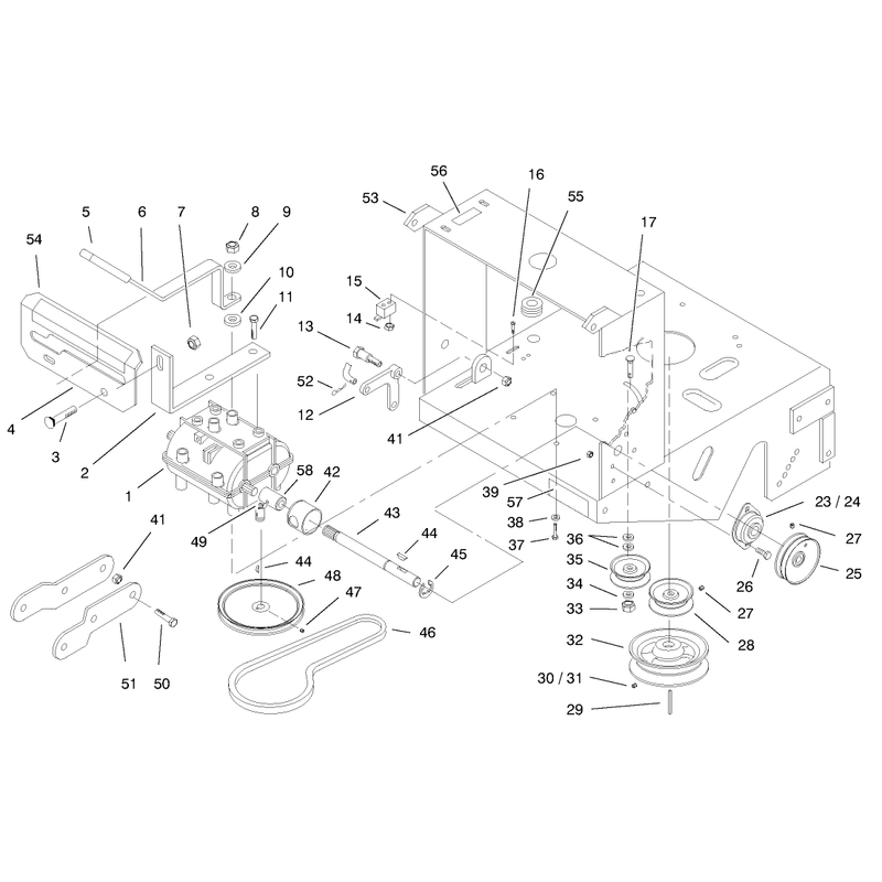 Transmission Pulleys and Drive Belt
