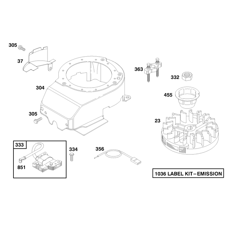 Engine Briggs and Stratton Model 12f802-1767-E1