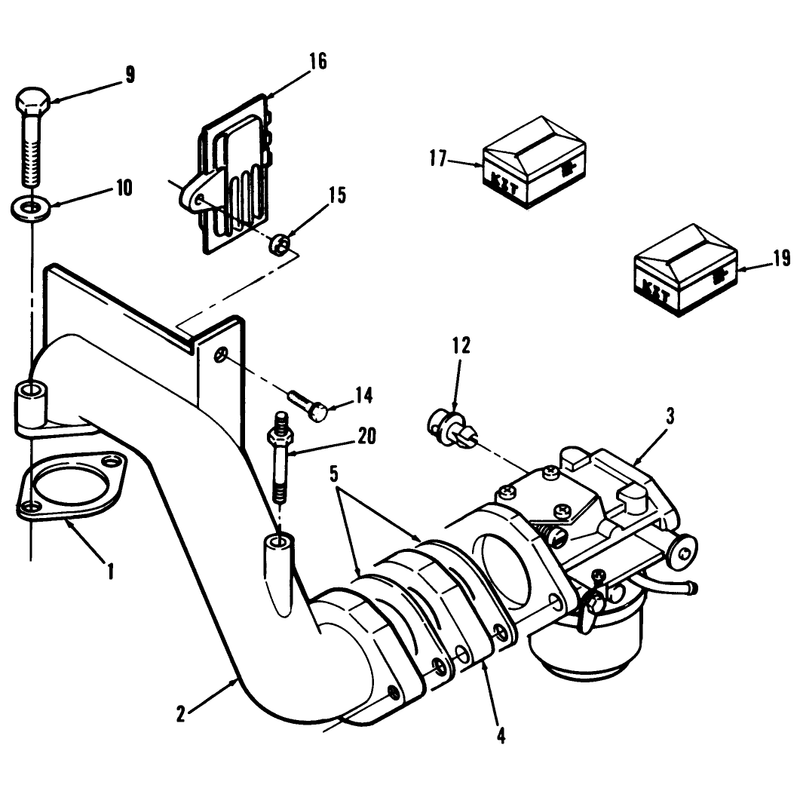 12hp Engine Carburetor Assembly