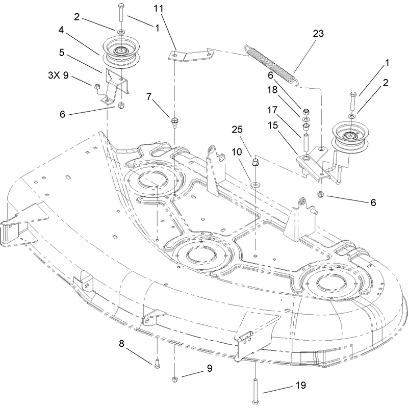 Pulley and Brake Assembly