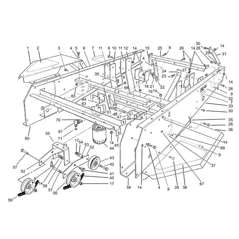 Frame and Jackshaft Assembly