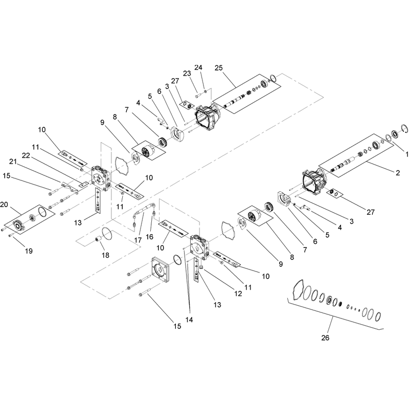 Tandem Pump Assembly No 110-5757