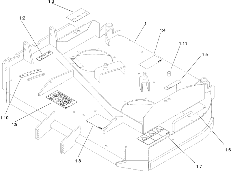 91 Centimeter Deck Assembly No 112 7085