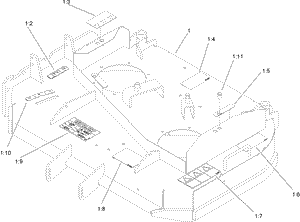 91 Centimeter Deck Assembly No 112-7085