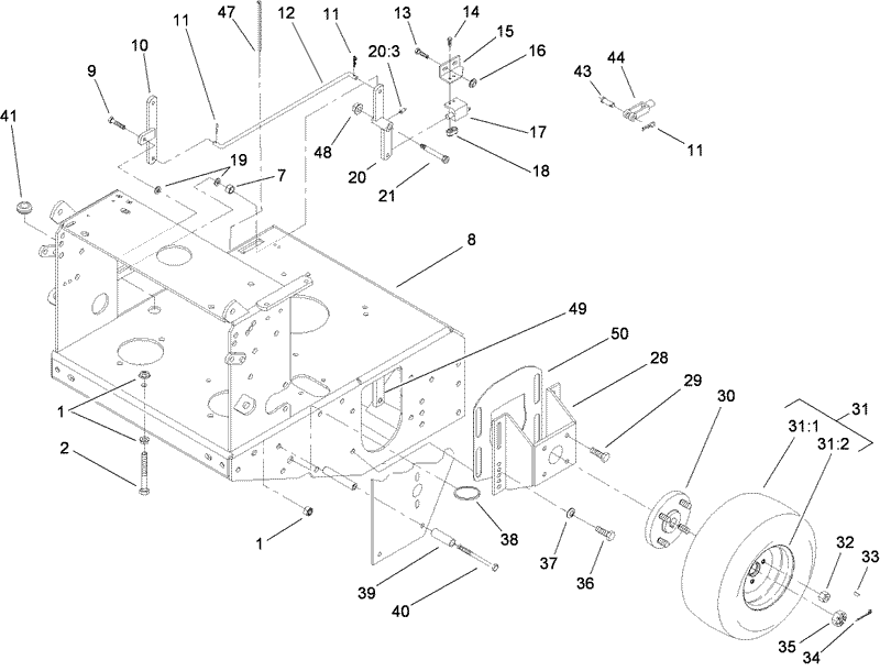 Wheel Drive System Assembly