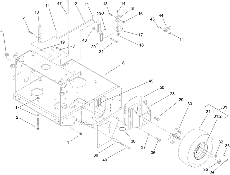 Wheel Drive System Assembly