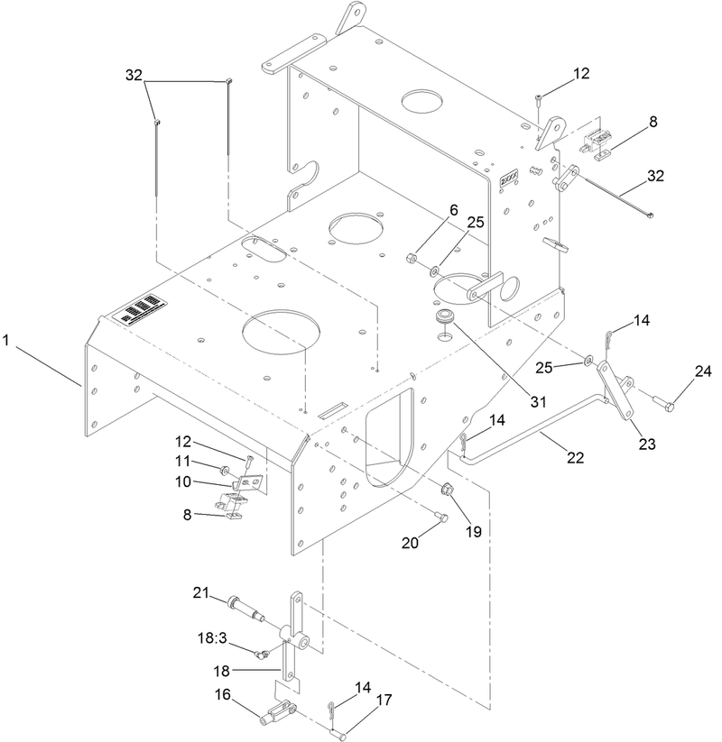 Frame and Linkage Assembly