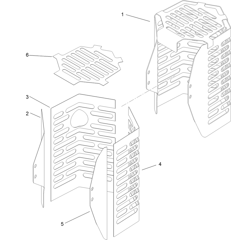 Muffler Shield Assembly No 120 3238