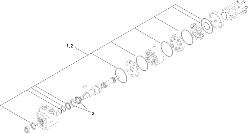 Hydraulic Wheel Motor Assembly No 1 603718