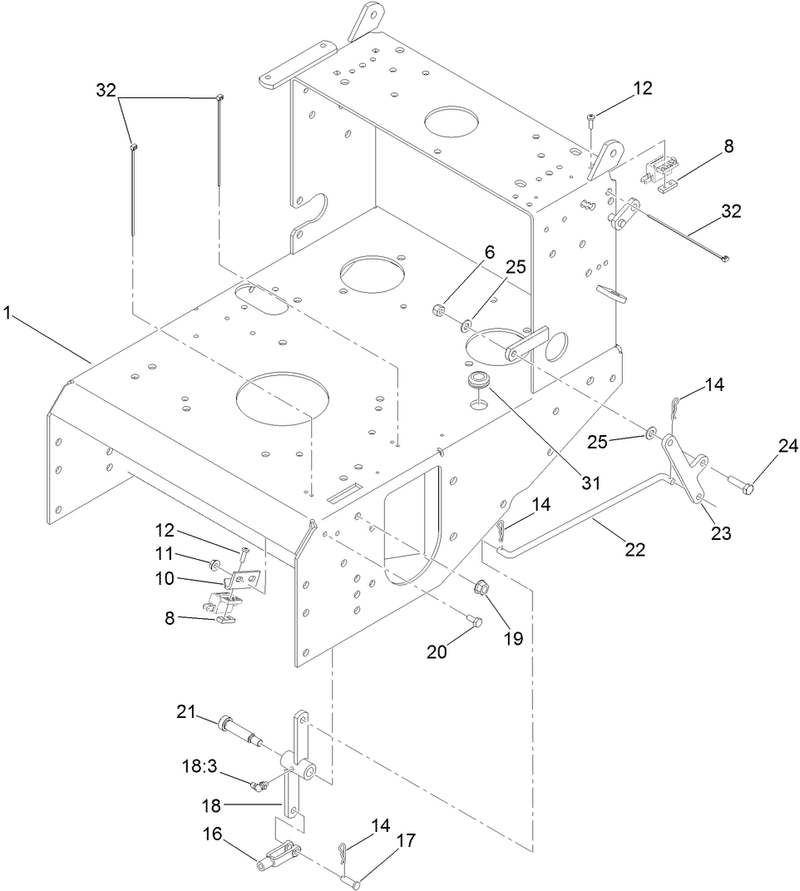 Frame and Linkage Assembly