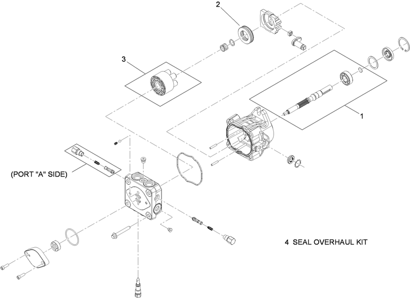 RH Hydraulic Pump Assembly No 116 0943