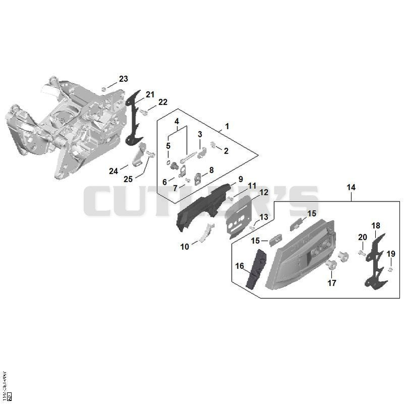 Chain tensioner, Chain sprocket cover