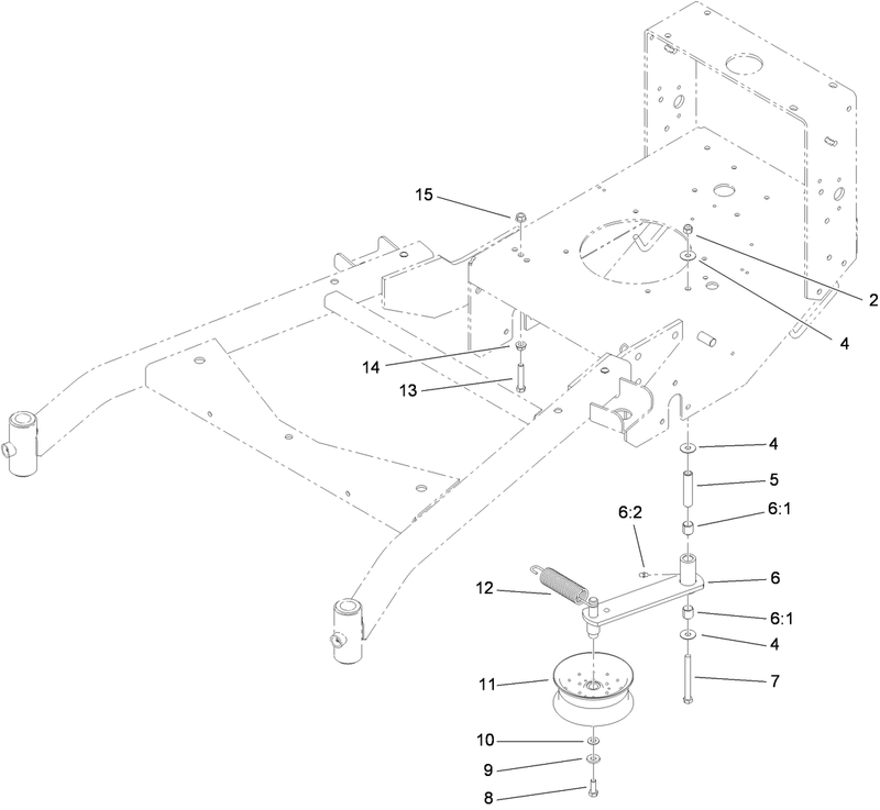 Power Take Off Idler Assembly