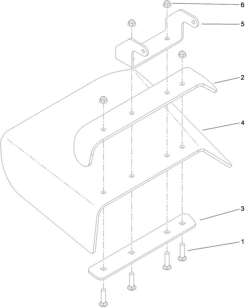 Deflector Assembly No 110 0790