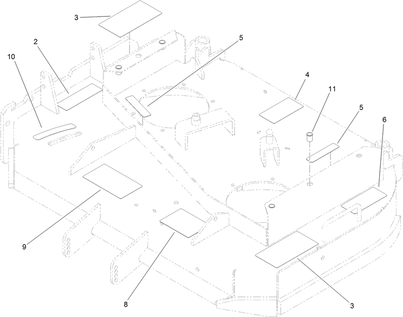 Deck Decal Assembly No 115 4230