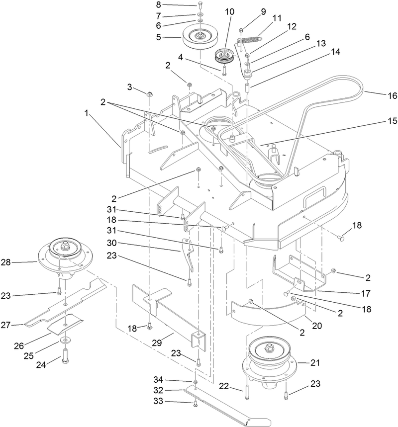 Deck Drive and Baffle Assembly.gif