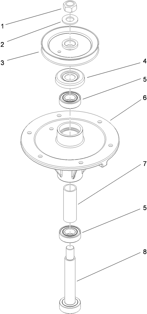 Spindle Assembly No 110 0728