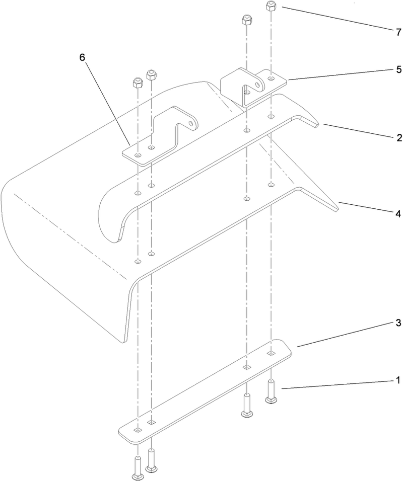 Deflector Assembly No 110 0758
