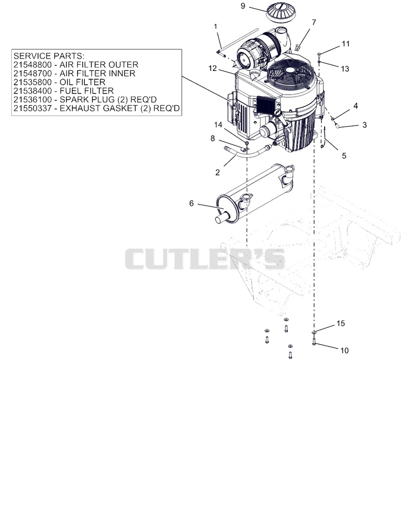 Engine - Kawasaki FX921V