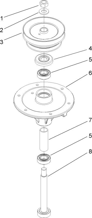 Spindle Assembly No 110 0729