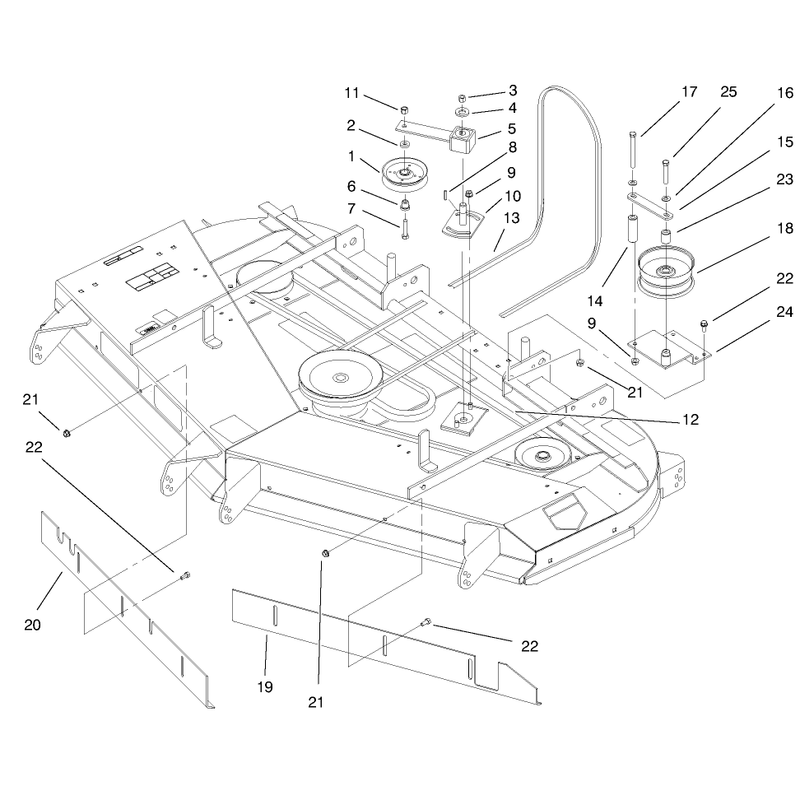 Belts and Idler Arm Assembly
