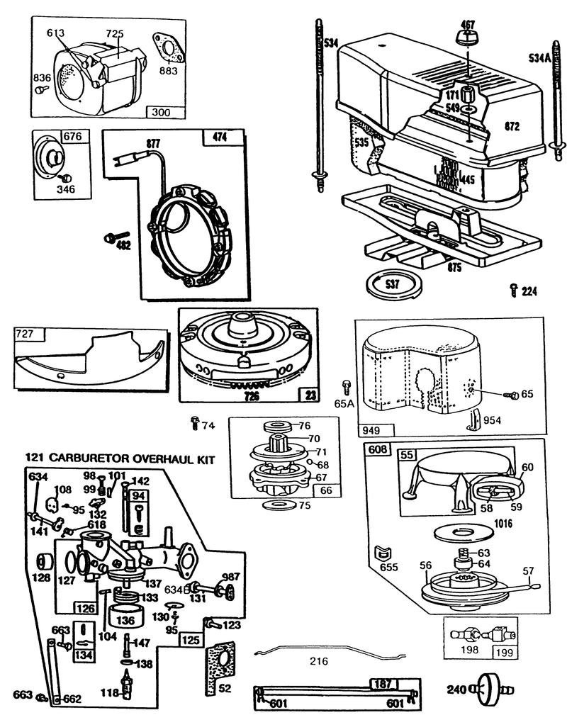 Briggs and Stratton Model No 281706 0186 01 continued