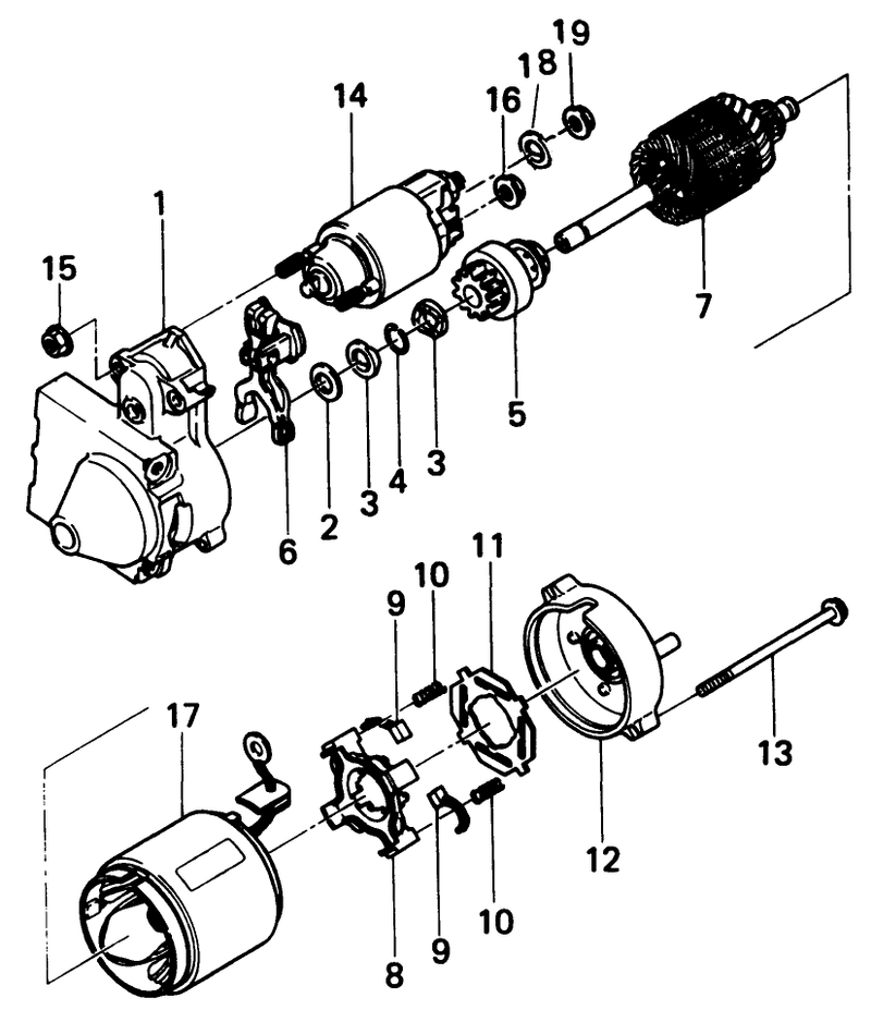 Electric Starter Alternator