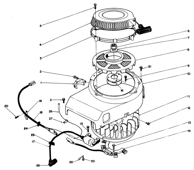 Recoil and Flywheel Assembly