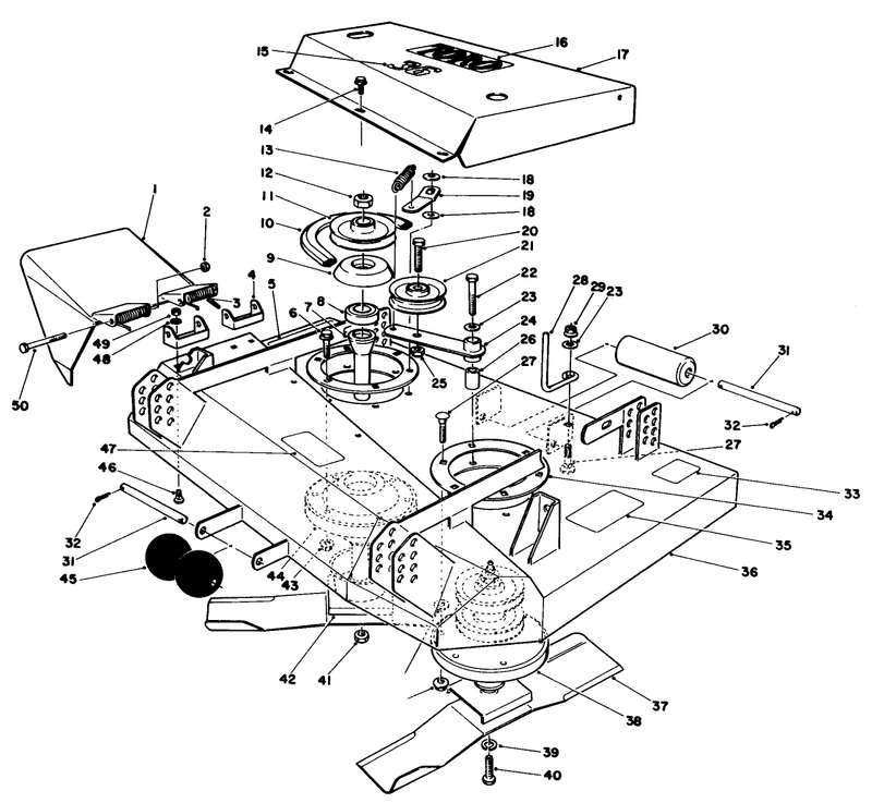 36in Cutting Deck Model No 30136
