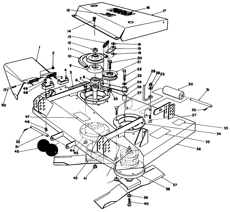 36in Cutting Deck Model No 30136