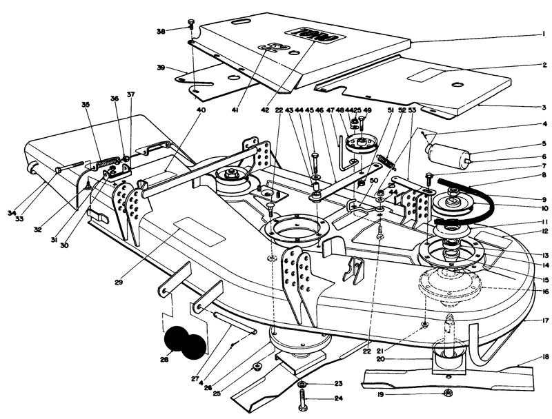 52in Cutting Deck Model No 30152