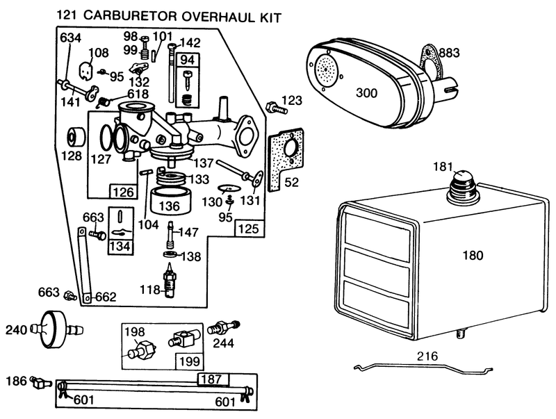 Briggs and Stratton Model No 253706 0152 01 continued