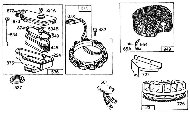 Briggs and Stratton Model No 253706 0152 01