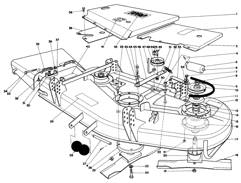 52in Cutting Deck Model No 30152
