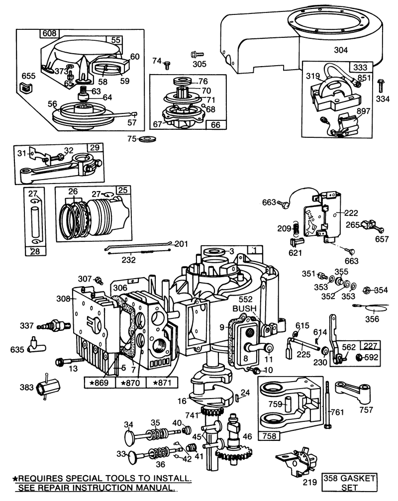 Briggs and Stratton Model No 253706 0180 01