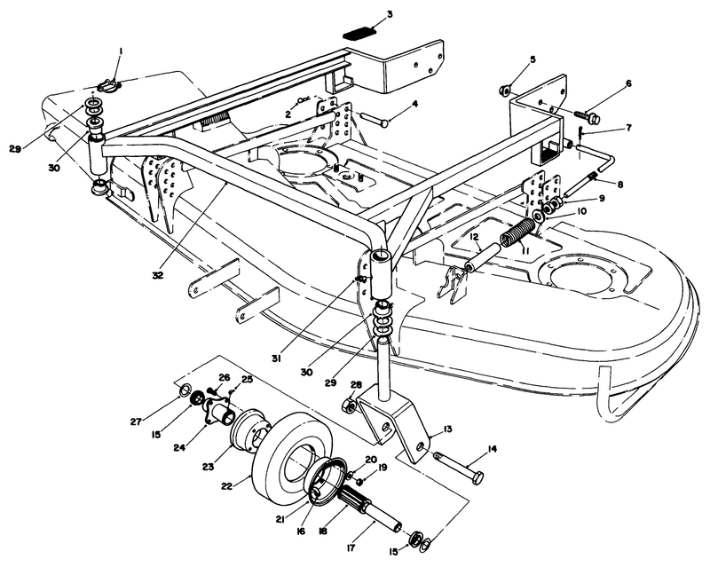 52in Carrier Frame Model No 30152
