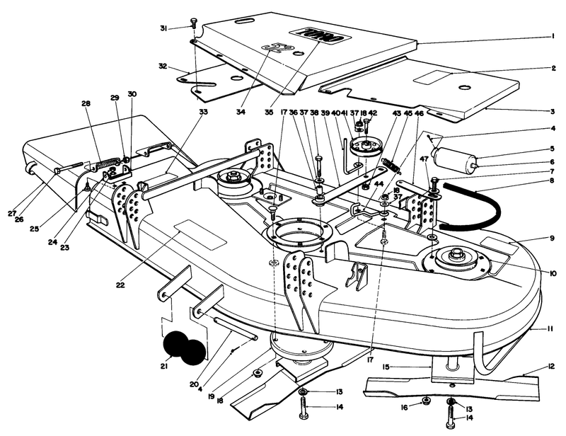 52in Cutting Deck Model No 30152