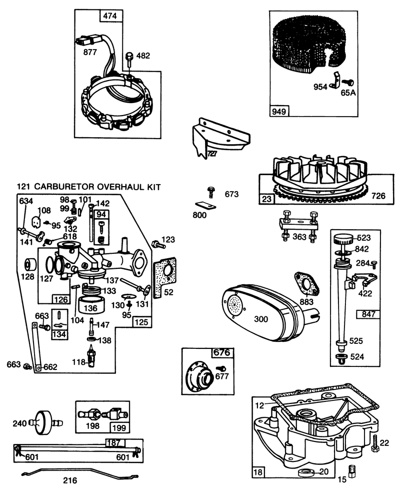Briggs and Stratton Model No 253706 0180 01 continued