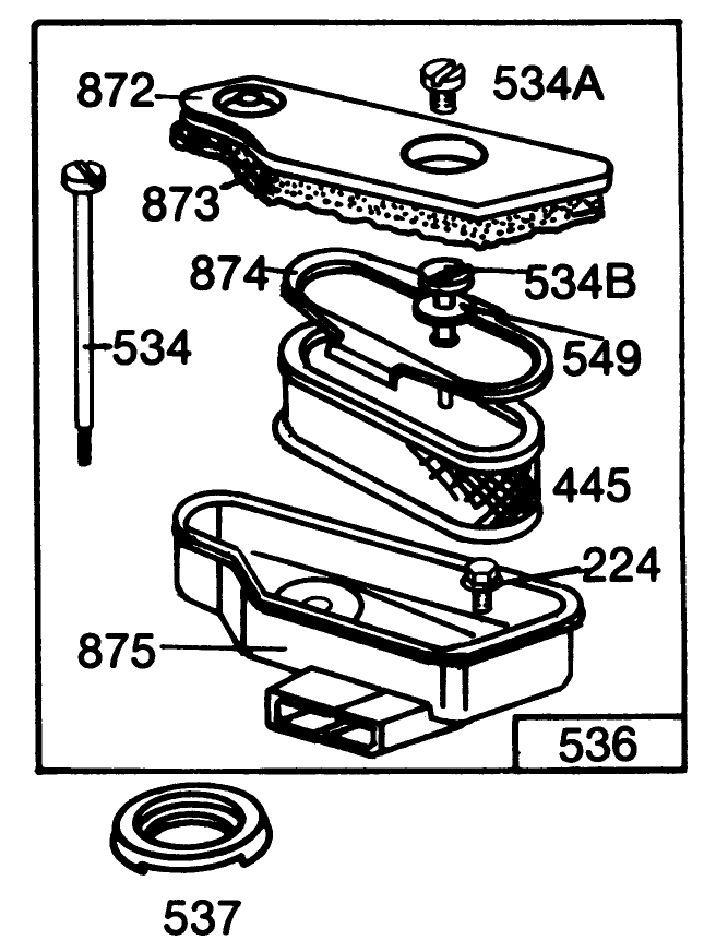 Briggs and Stratton Model No 253706 0180 01