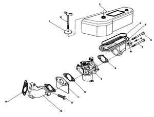Air Cleaner and Carburetor Assembly
